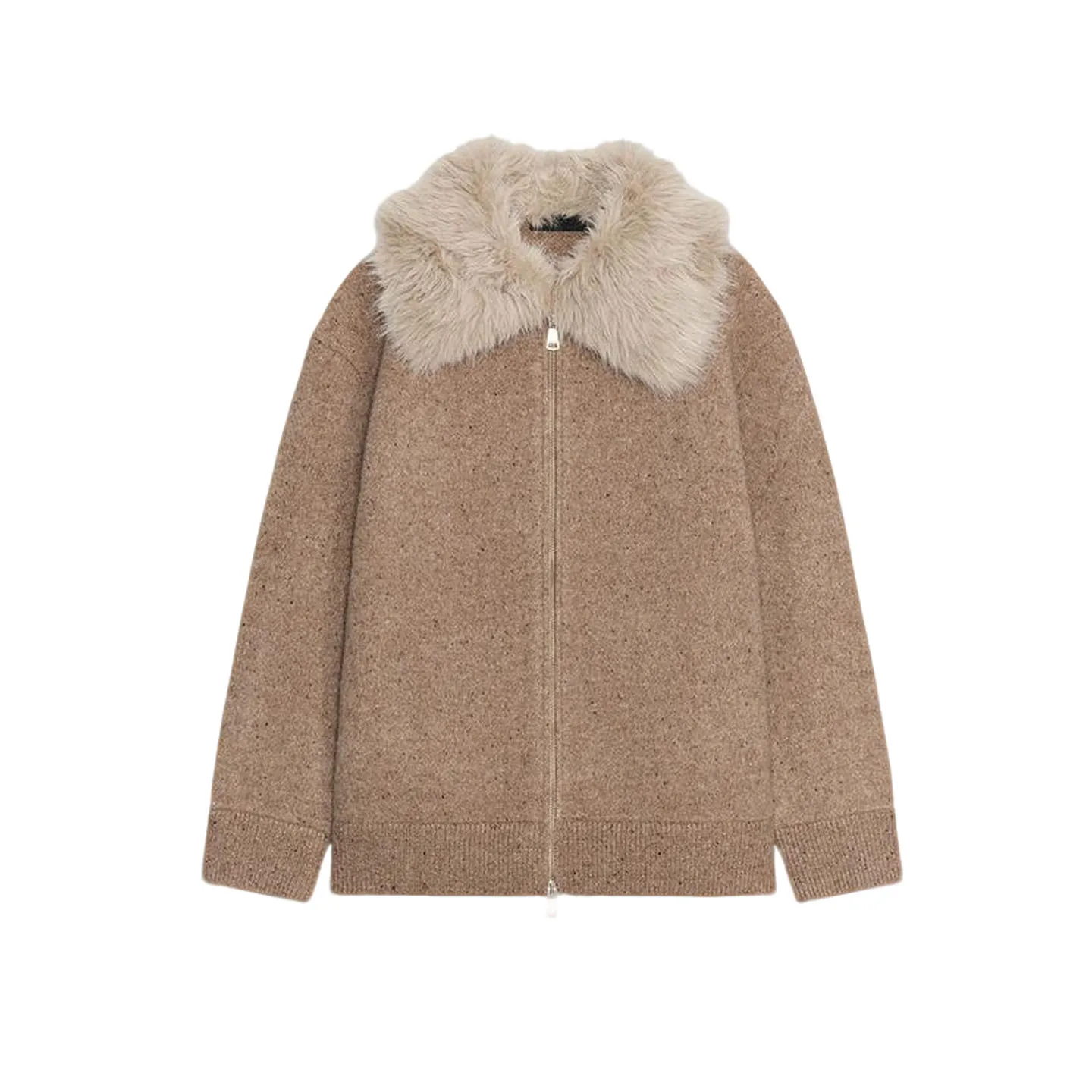 가을 신상 여성 롱 코트 인조 모피 효과 재킷 캐주얼 루즈핏 허리 조임 양털 벨벳 안감 폴리에스터 섬유