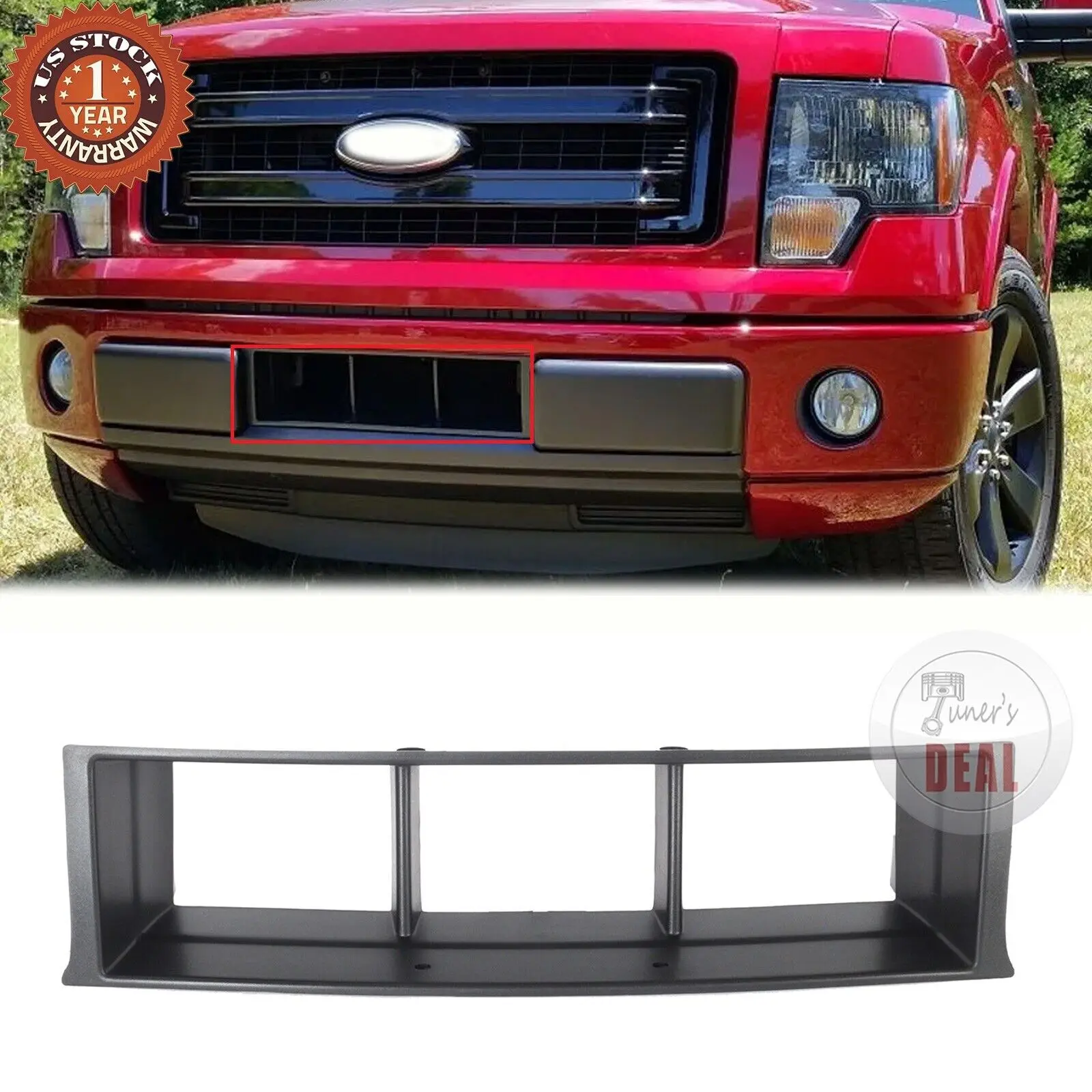 

Front Bumper Lower Grille Insert Trim Panel For Ford F-150 2009-2014 EL3Z-17K945-AA