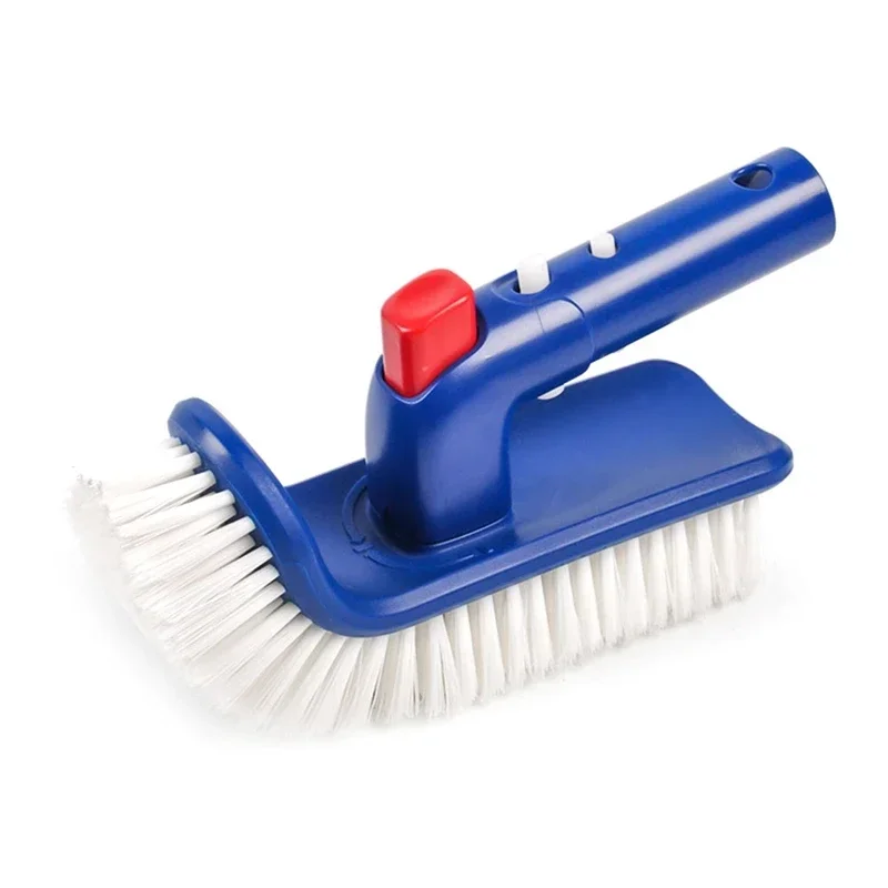 Pool Brush Pool Brush Head 180º Rotatable Hand Scrub Brush For Step & Corner, For Pool,Spa, Bathroom, Hot Tub, Kitchen