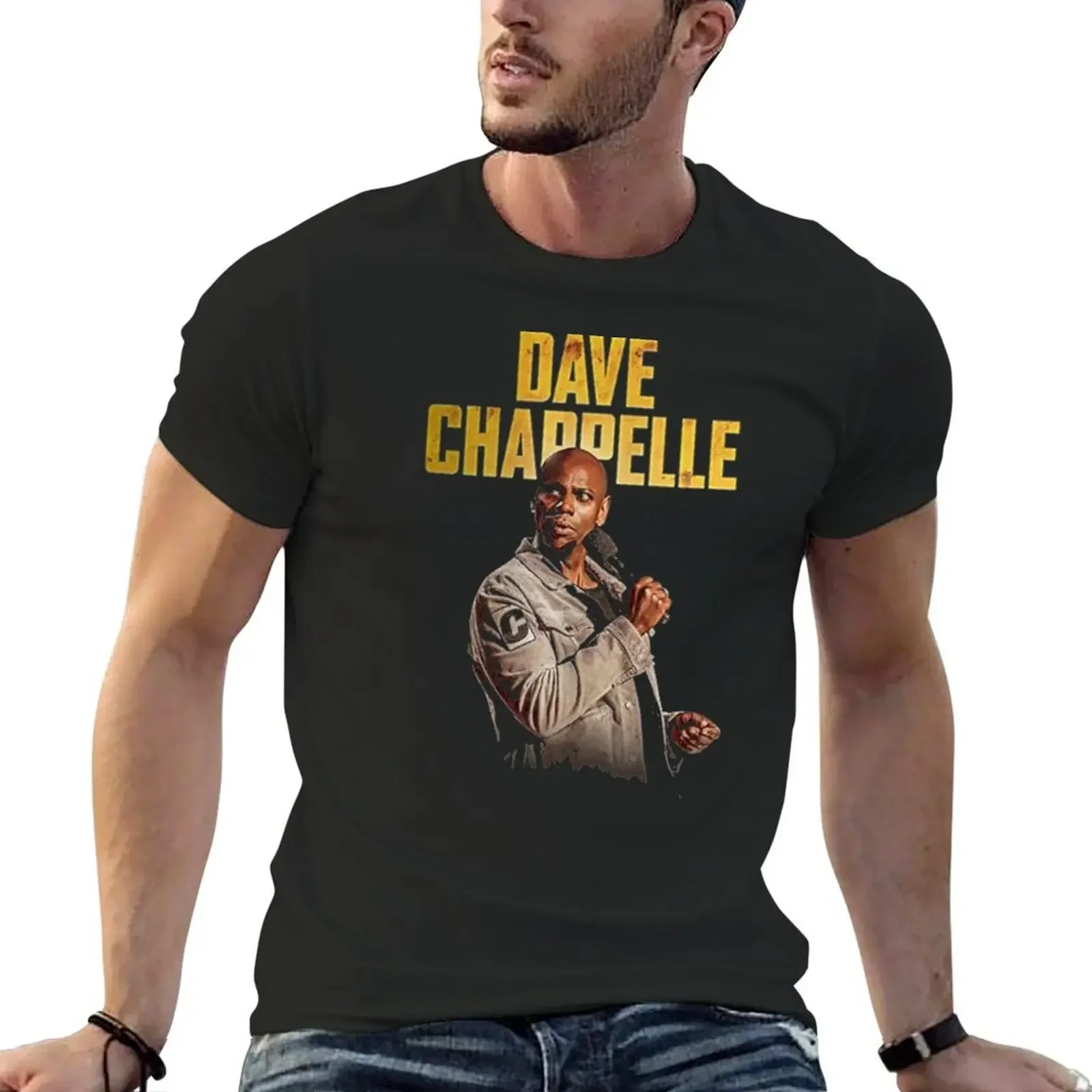 Dave Chappelle T-Shirt customs designer shirts blue archive Men's t-shirt