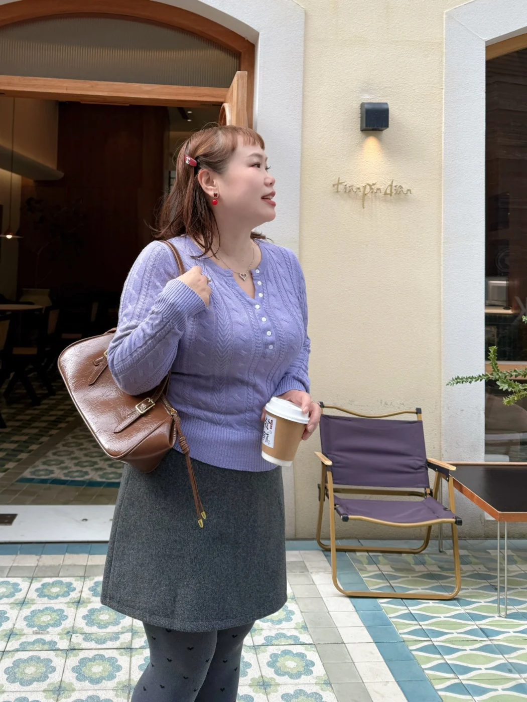 

Вязаный свитер большого размера с длинным рукавом, фиолетовый, приталенный, в стиле lazy, для ранней весны, модный, для женщин, винтажный, на пуговицах, для ношения под одеждой