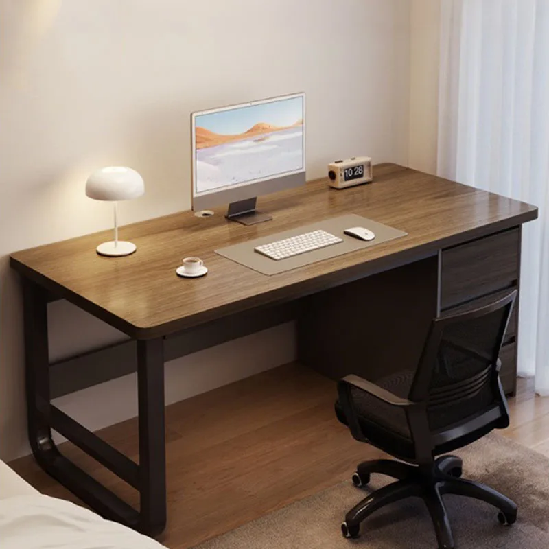 Accent Luxury Office Desk Nordic Design Save Space Fashion Vintage Long Office Desk Computer Mesas Escritorio Unique Furniture