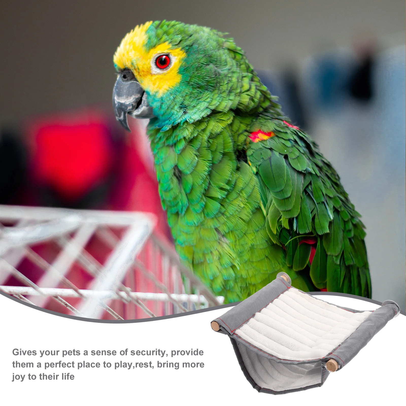 

Hamster Hammock Pet Cage Hammock Hanging Bed for Small Animals Safe Durable Warm Squirrel Chinchilla Guinea Pig Accessory