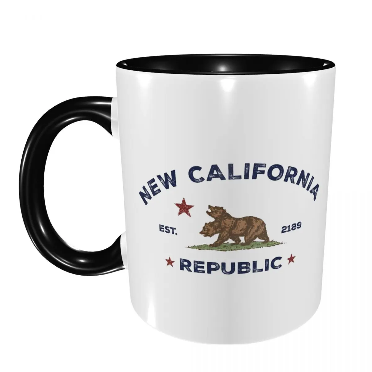 New California Republic NCR Mug Funny Ceramic Coffee Cups Tea Mugs Milk Cup Drinkware Gifts for Woman Man