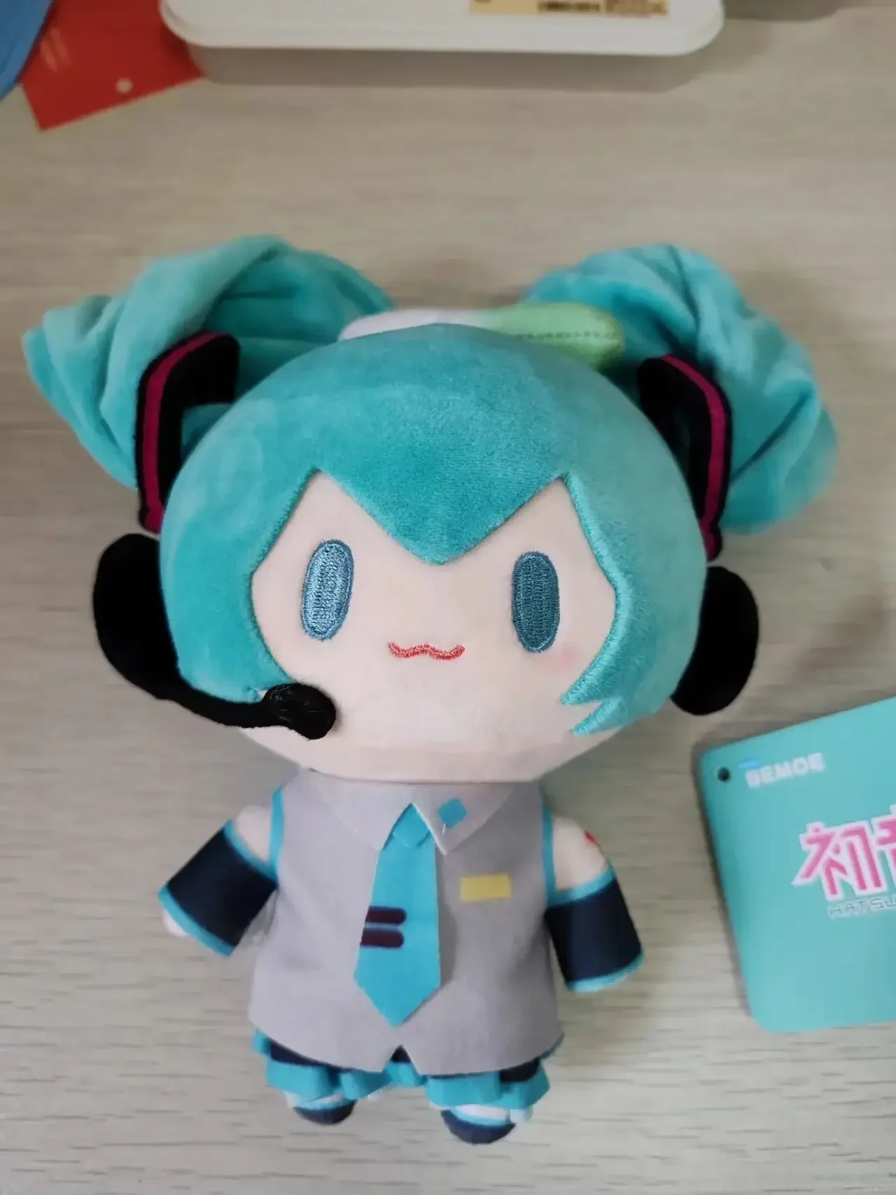 NEU Hatsune Miku Fufu Plüschpuppe Fuwafuwa Anime Kawaii Süße Coole Spielzeugpuppen Plüsch Zimmer Auto Schreibtisch Deko Geburtstagsgeschenk für Fans – Detail 6