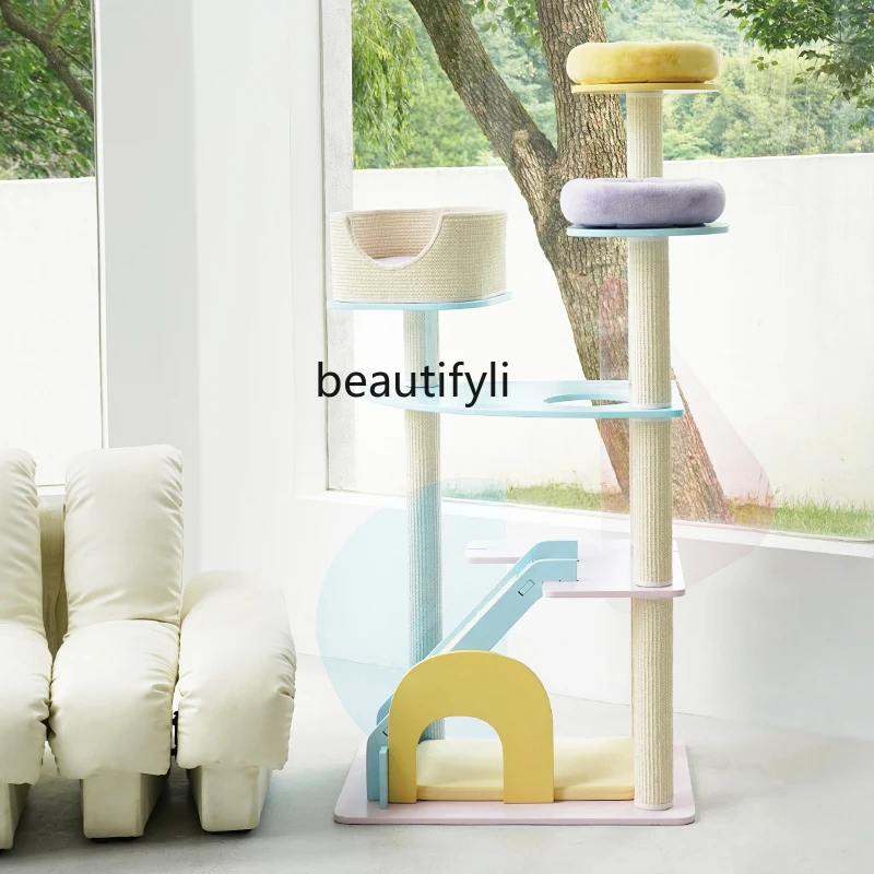 Acrylic Cat Climbing Frame Cat Tree Integrated Large Cat Climber Toys Do Not Cover an Area of Pet Supplies