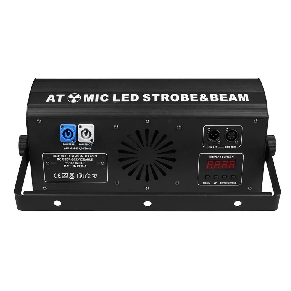 300W LED Beam & Strobe RGBW 4 in1 48 partizione luce stroboscopica 24PCS 8000K Strobe DMX Super Bright Dj Wash Bar effetti di illuminazione scenica