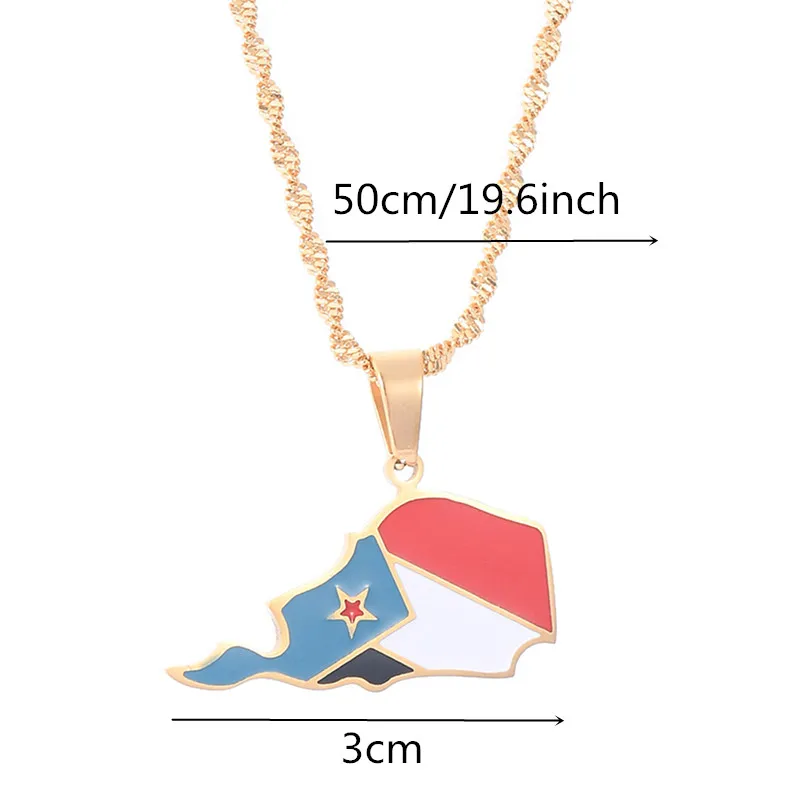 Stainless Steel South Yemen Pendant Necklaces Jewelry