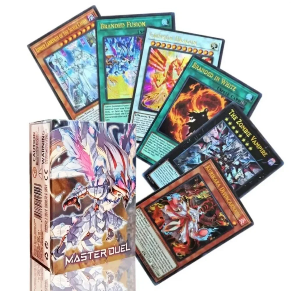 Englische Version DIY Yu-Gi-Oh! Black Magician Girl Blue-Eyes White Dragon Anime Peripheriespiel-Sammelkarte, Weihnachtsgeschenk