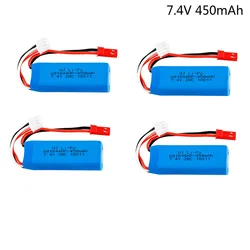 7.4 V 450 mAh Batteria Lipo 2S per WLtoys K969 K989 K999 P929 P939 RC Auto 601844 20C 7.4 V 450 mah