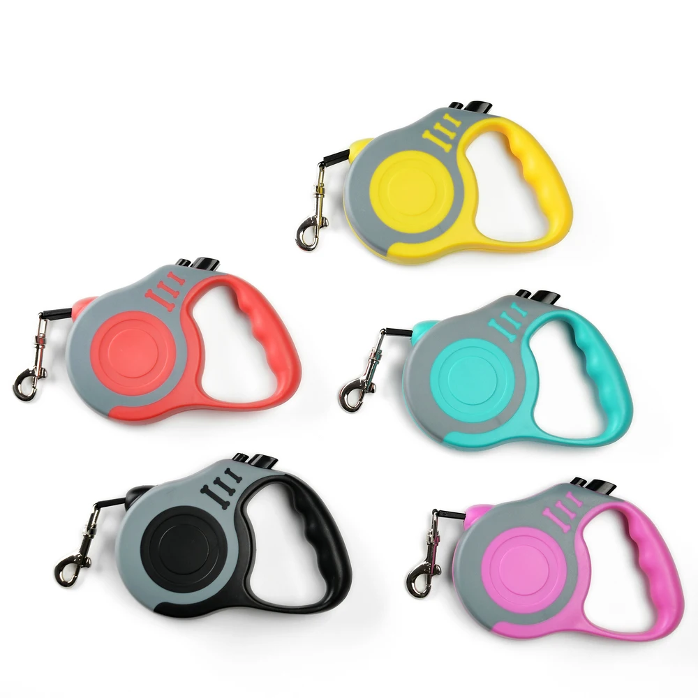 3m 5m Dog Leash For Small Medium Dogs Cats Automatic Retractable Lead Strong Nylon Pets Traction Rope Chihuahua Bulldog Supplies