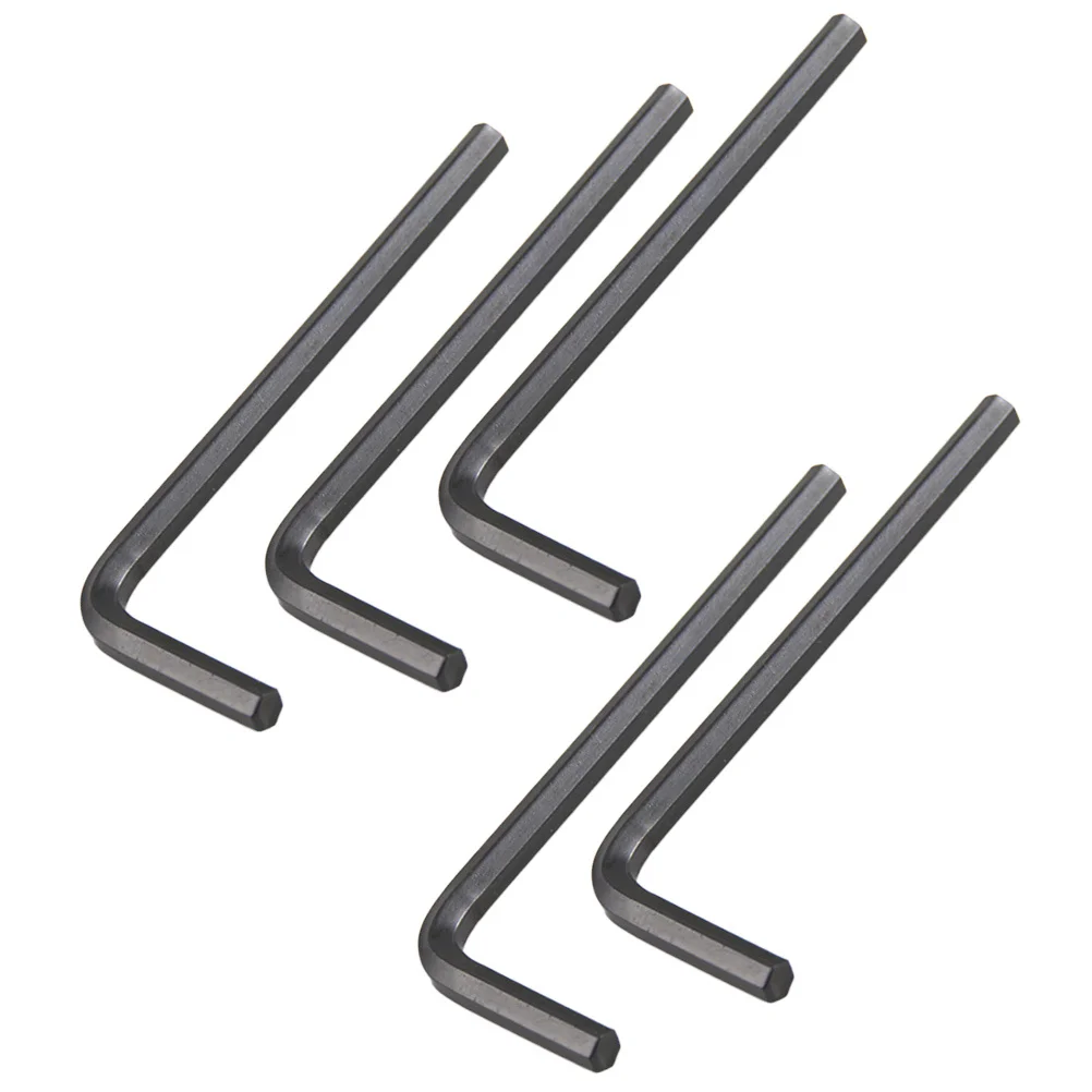 

5Pcs Hex Allen Key Wrench Carbon Steel Sturdy Tool for Machine Car Vehicle Maintenance Hexagon Wrench Hexagon Spanner