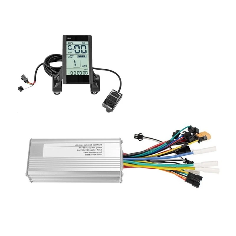 A26I-25A 500W Brushless Electric Bike Controller With LCD Display 24V-48V Ebike Accessories For Scooter Motor Controllers