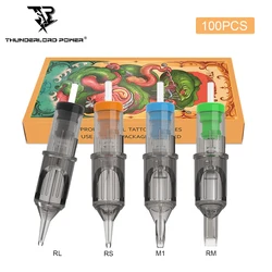 Tattoo Nadeln Cartridge Tattoo Patrone RL RS RM M1 Einweg Sterilisiert Augenbraue Tattoo Nadeln für Tattoo Maschine Nadel