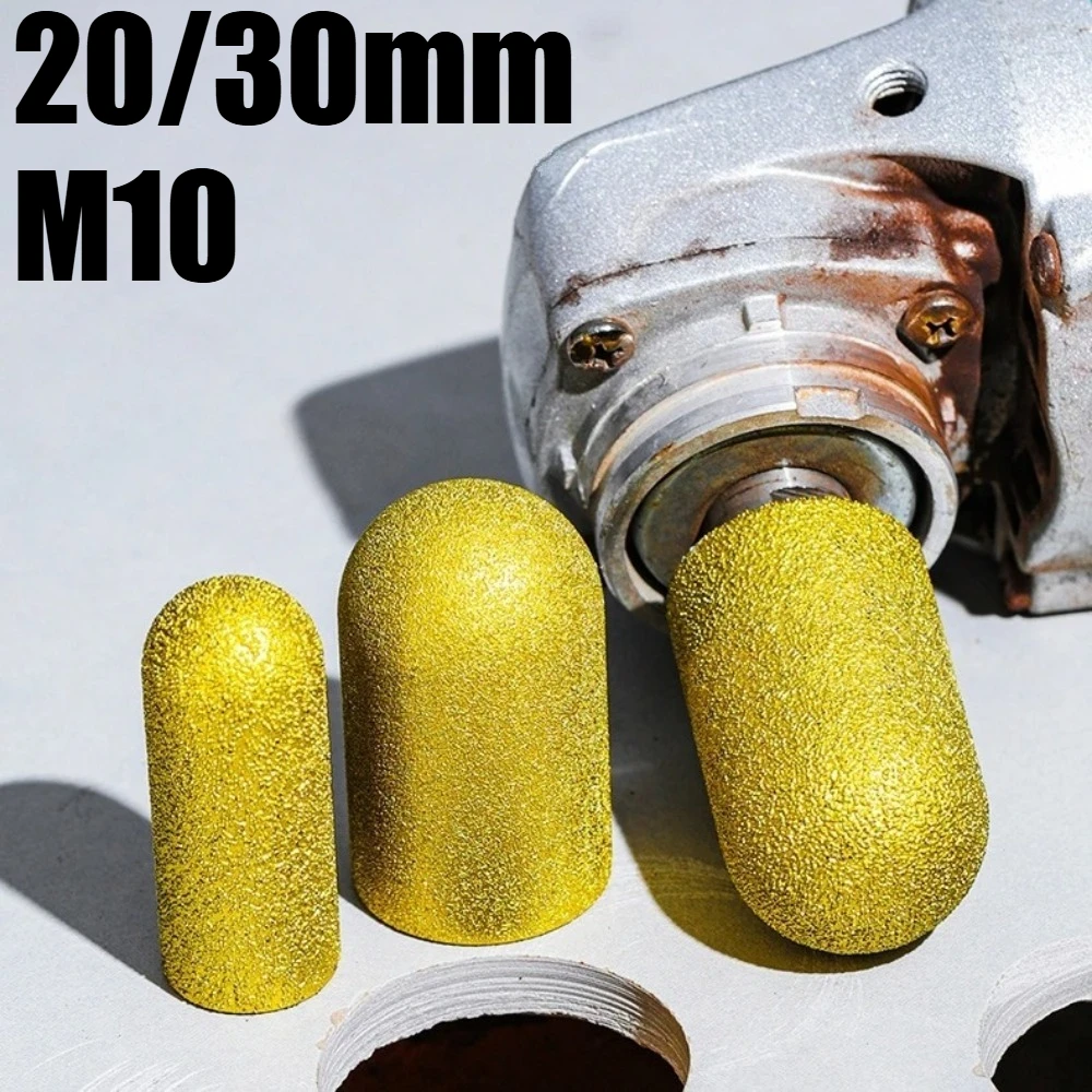 

20/30mm M10 Brazed Arc Grinding Wheel Grinding Head Stone and Tile Angle Grinding Machine Milling Cutters Polishing and Trimming