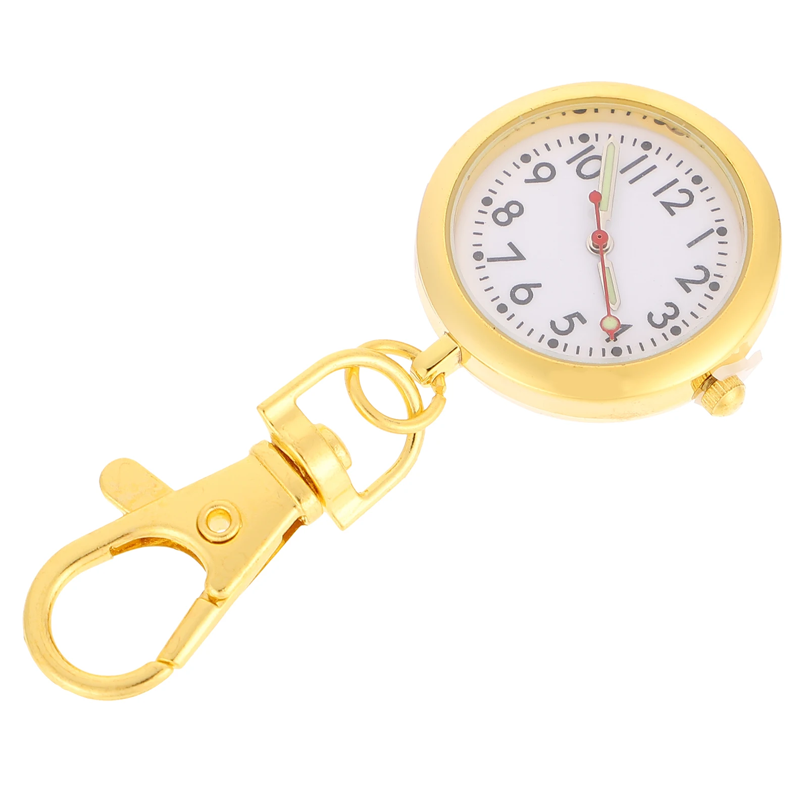 Nurse Watch Nursing Nurses Badge Accessories Pocket For Keychain with Metal Keyring
