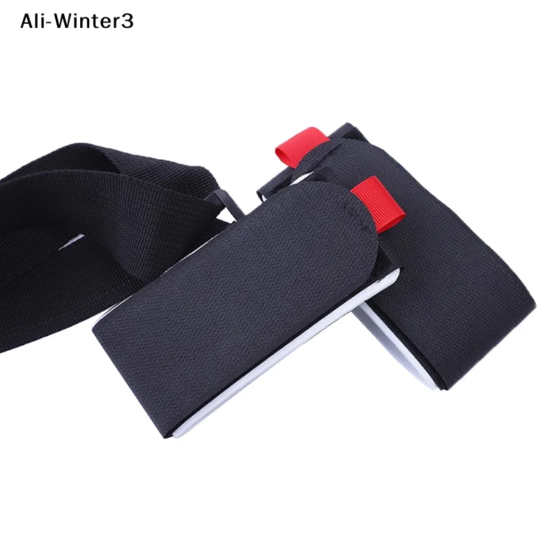 

【W3】1Pc 60cm Nylon Skiing Bags Adjustable Skiing Pole Shoulder Hand Carrier Lash Handle Strap Porter Hook Loop For Ski Snowboard
