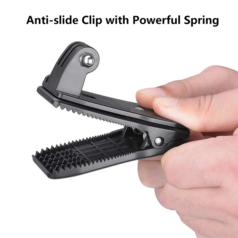 Backpack Strap Mount Clip Holder for Gopro Hero 13 12 11 10 9 8 7 Insta360 SJCAM SJ4000 AKASO DJI Osmo Action Camera Accessories