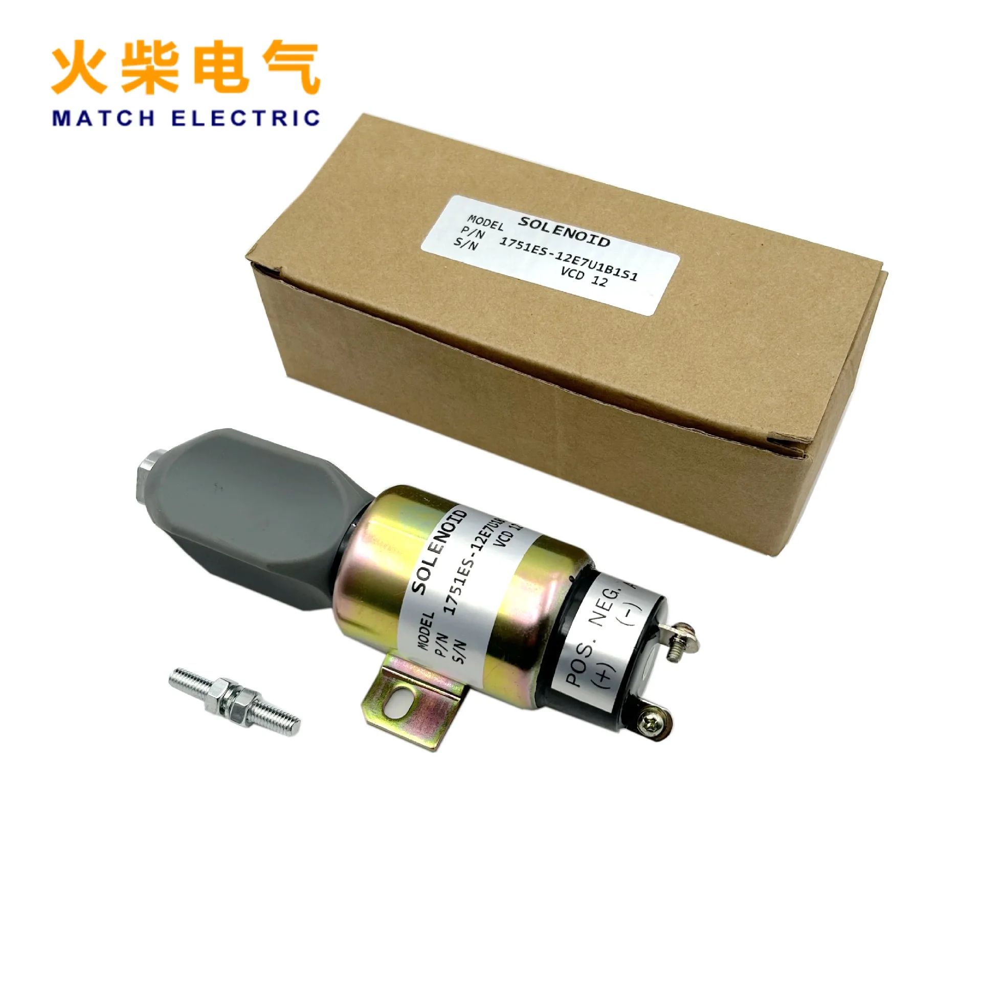

1751ES-12E7U1B1S1 flameout solenoid valve 12V 24V for Woodward diesel engine