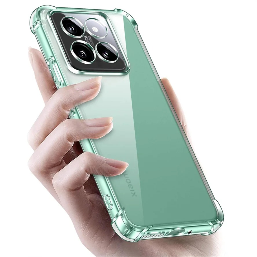 Case for Xiaomi 14T/Pro 5G, Soft Clear Shockproof Silicone Phone Cases Mi14T Cover Xiaomi 14 T Pro Case Mi 14T Pro Xiaomi 14T