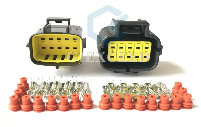 

10 Pin 174655-2 174656-7 174657-2 Econoseal J Series Female Male Plug Electrical Socket Waterproof AC Assembly Auto Connector