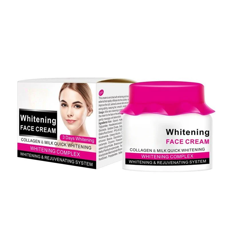 Aichun Beauty Women Face Cream Collagen and Milk Quick Moisturizer Complex and Rejuvenating System 60ml