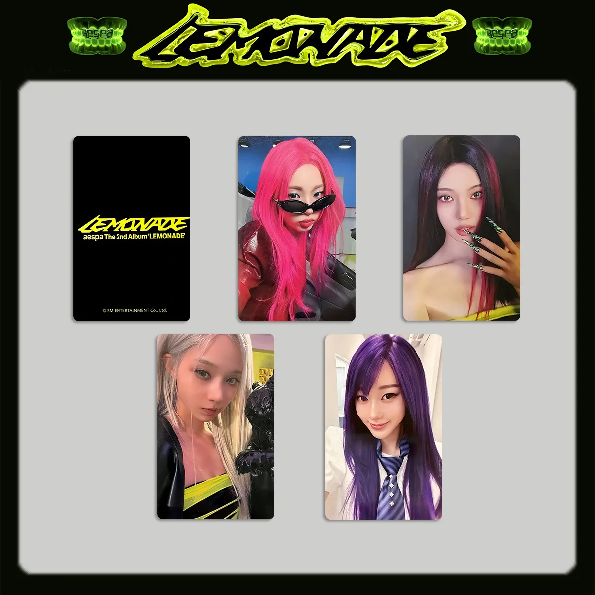 KPOP High-Quality Popular Group 4PCS AESPA 'LEMONADE' New Album