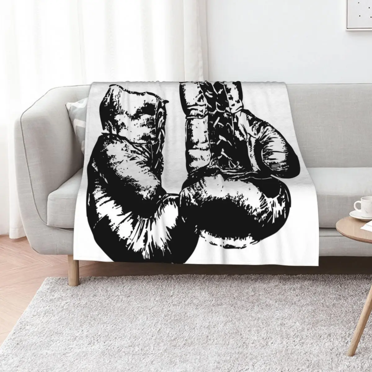 Boxing Gloves Throw Blanket Sofa Throw Tourist Bed Fashionable Quilt Designers For Decorative Sofa Blankets