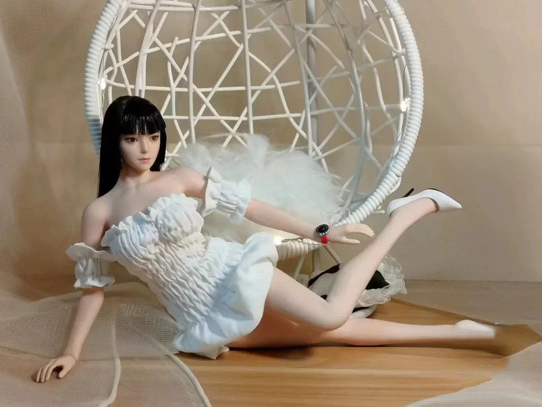 1/6 Scale Soldier White Dress Set Model for 12'' Female（no Figure）