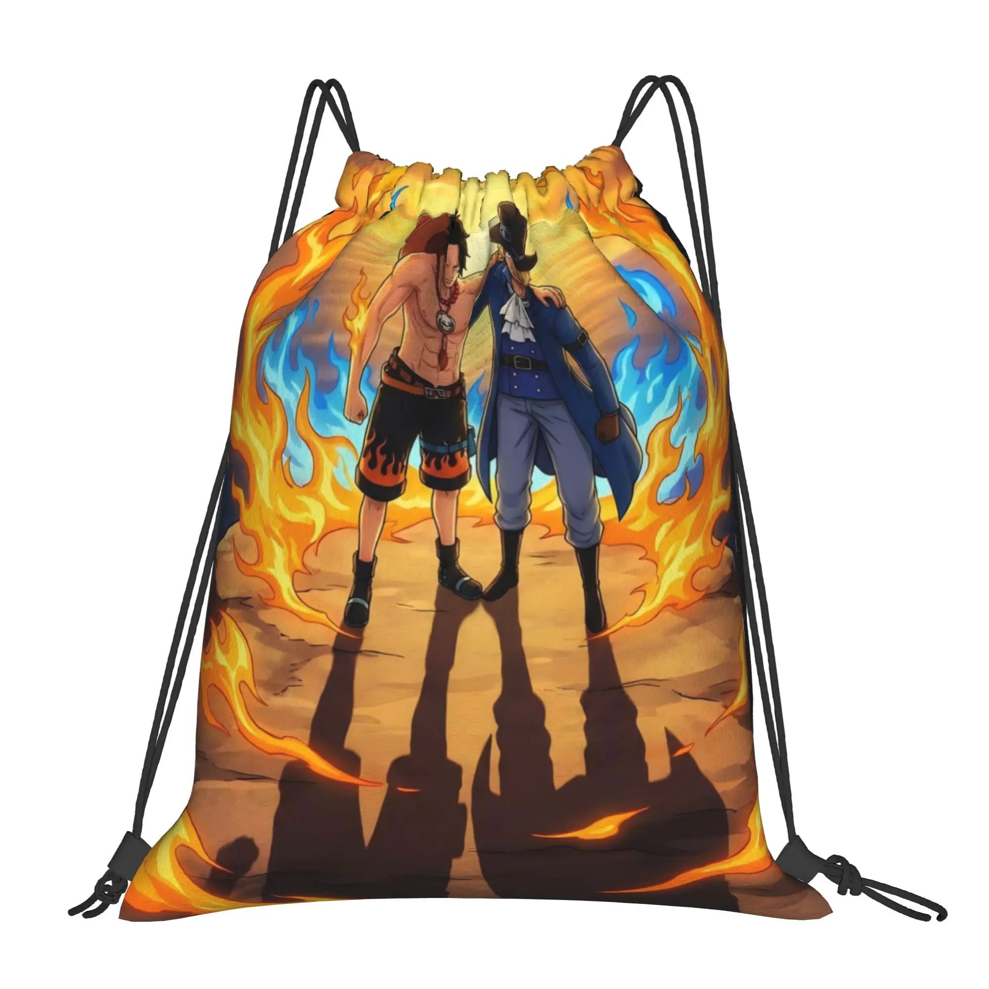 

Сумки на шнурке Sabo One Piece, дорожный рюкзак для хранения вещей, школьная сумка для обуви