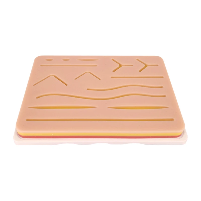 

Multi-Wound Suture Module Silicone Practice Suture Module Silicone Simulation Skin Block Suture Simulation Module