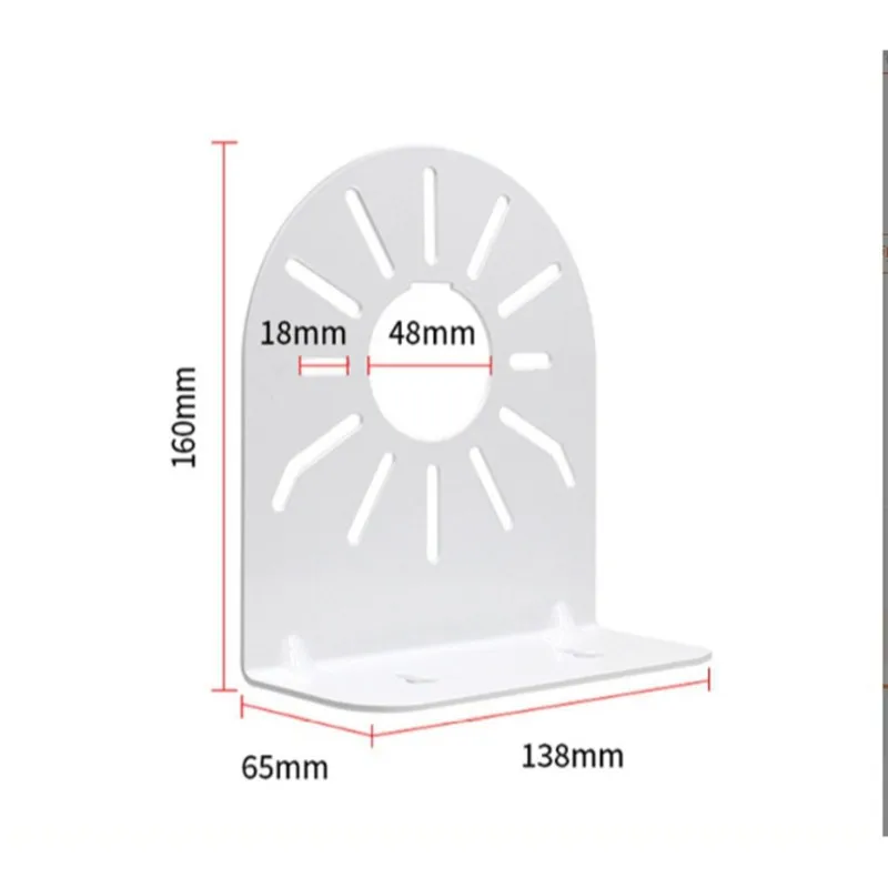 FULL-BR-G02 Perfect For Home Security White Wall Mount Bracket-Durable, Easy Installation For Surveillance Cameras