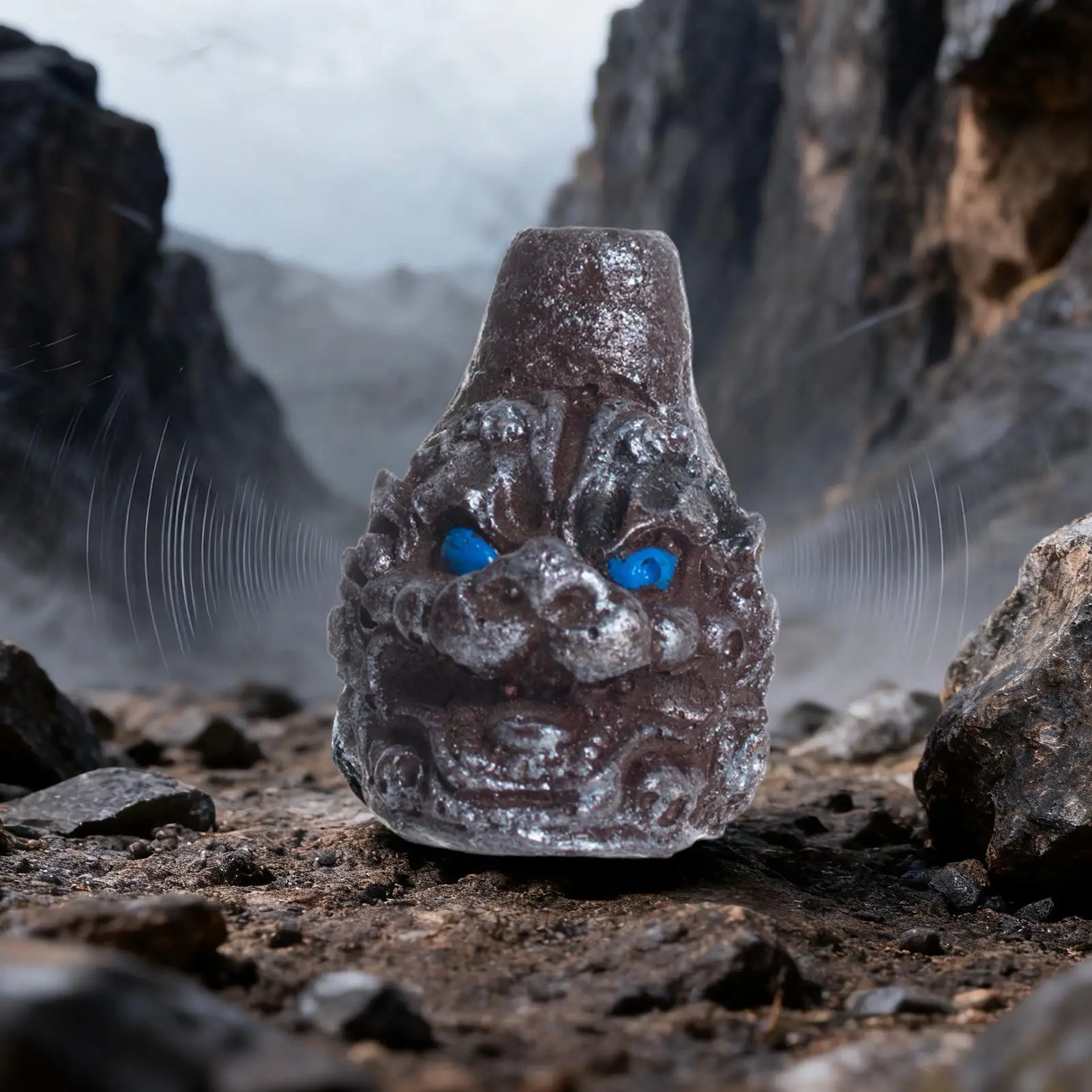 

Aztec Death Whistle Multi-functional Halloween Prank Toy Clay Scary Death Whistle for Outdoor Adventures for Men Women Teens