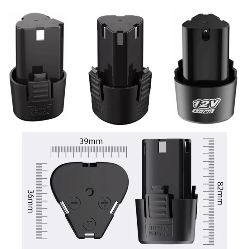 Custodia per batteria al litio circuito PCB Lomvum DeYun ZhiPu FuGe KoMax DLS DEGUQMNT GCRAFT LomVum 12V 10.8V li-ion Pack Box Shell