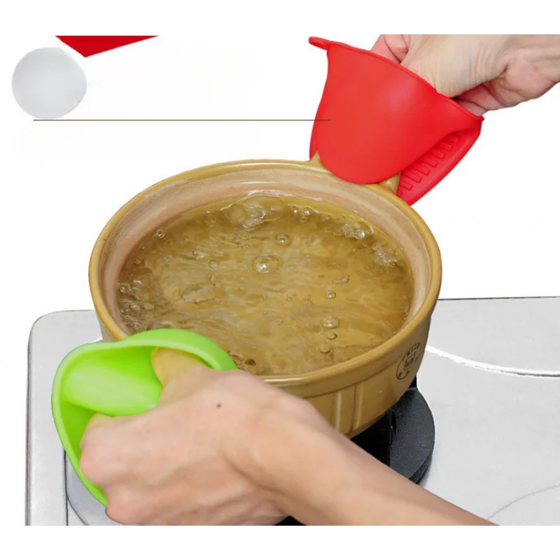 1 Pair Of Silicone Anti-Scald Gloves-Non-Slip Grip Kitchen Utensils,Durable And Tear-Resistant,Essential Kitchen Accessories