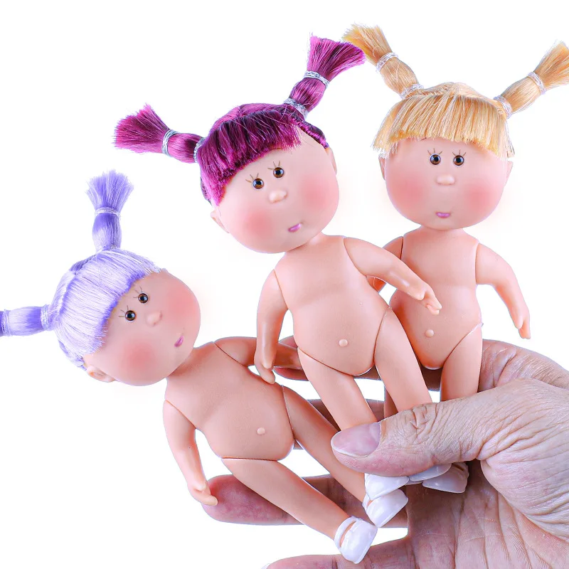 Potato Doll 14 Cm Diy Vinyl Doll With Different Hair Color Handmade Custom For Craft Enthusiasts Holiday Gift Wholesale
