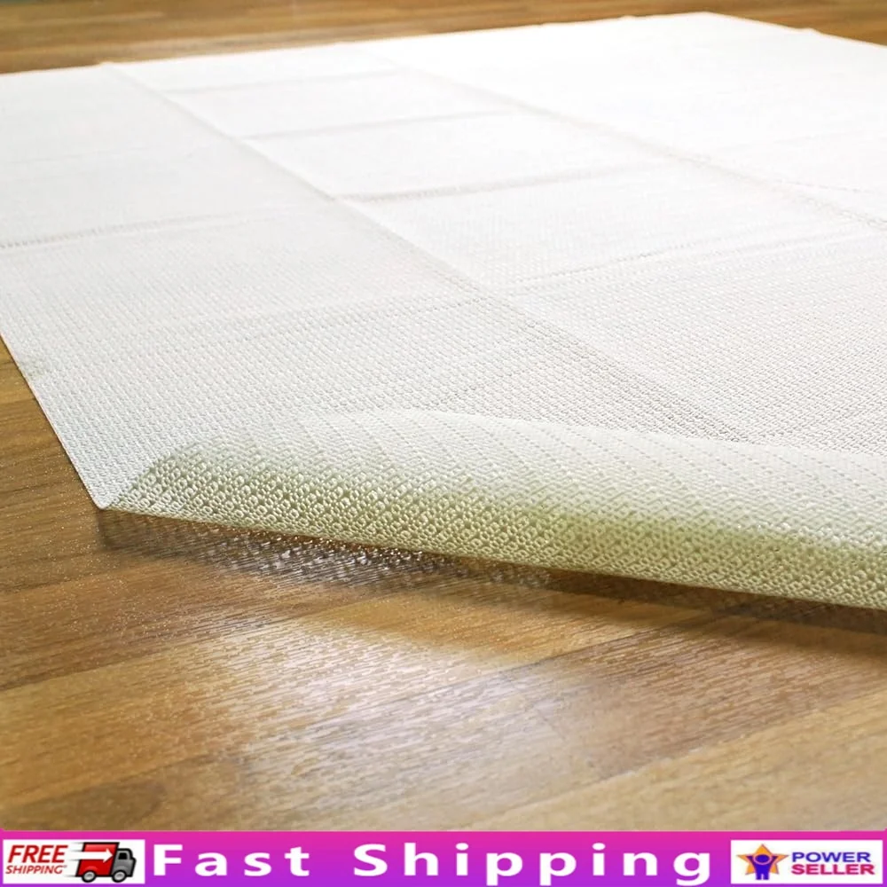 

Non-Slip Area Rug Pad Floor Protector Gripper Mat Washable Table Runner Cushioned Padding Hardwood Tile Floors Indoor Use
