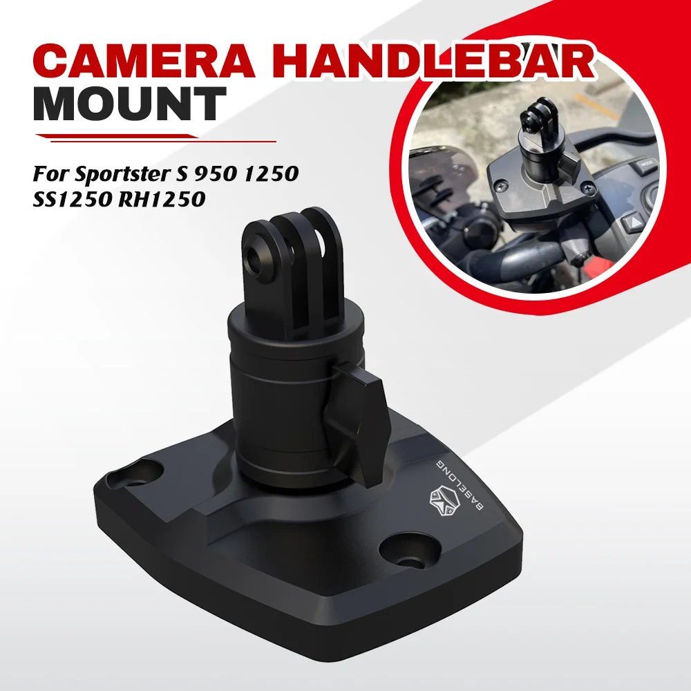 Motorcycle GPS Camera Bracket Navigation Roadbook Mounting Arms Kit For Sportster S 1250 RH975 RH1250 Nightster 975 2021- 2025