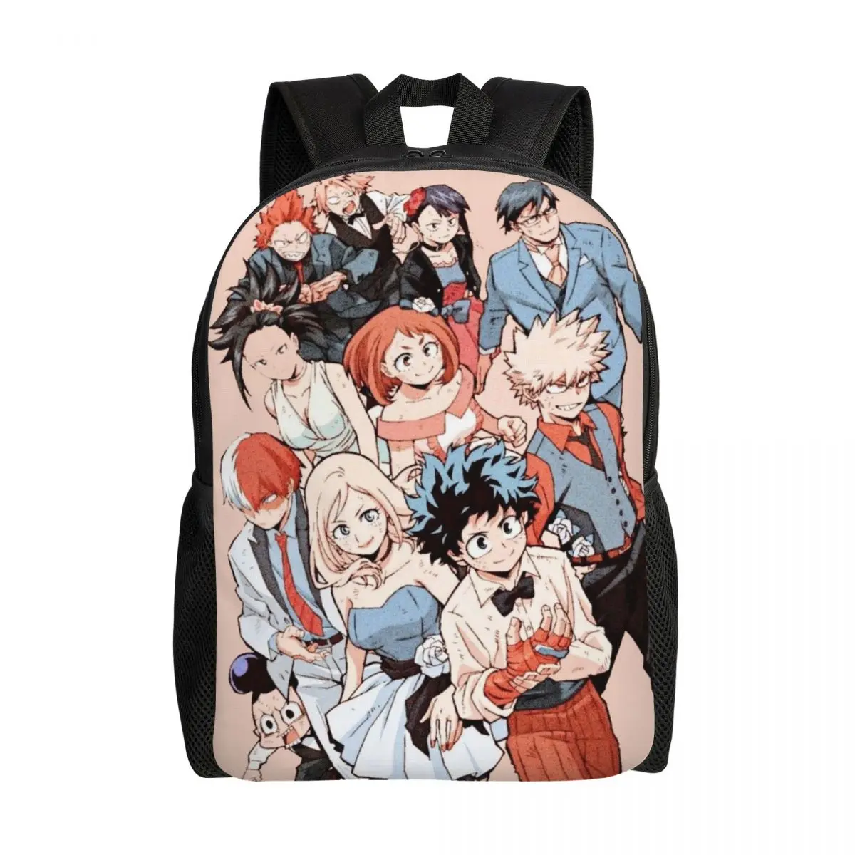 

Custom My Hero Academias Backpacks for Men Women College School Student Bookbag Fits 15 Inch Laptop Bags