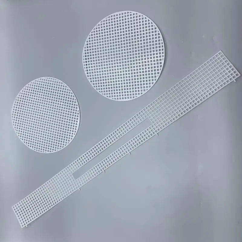 1Pcs Bag Making DIY Handcraft Bags Weaving Material Latch Hook Bags Made Plastic Grid Hook Plastic Weaving Mesh Cloth