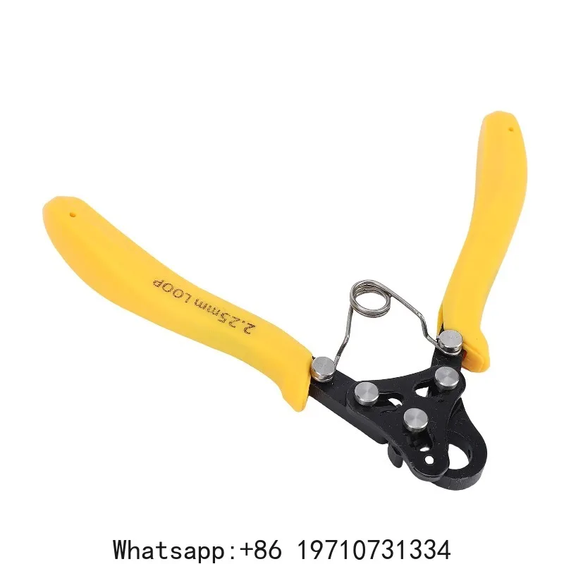 9 Pin Looping Pliers Looping Pliers Tool 2.25mm One Step Looper for 18-26 Gauges Craft Wire Golden Silver Copper Iron Winding view 5