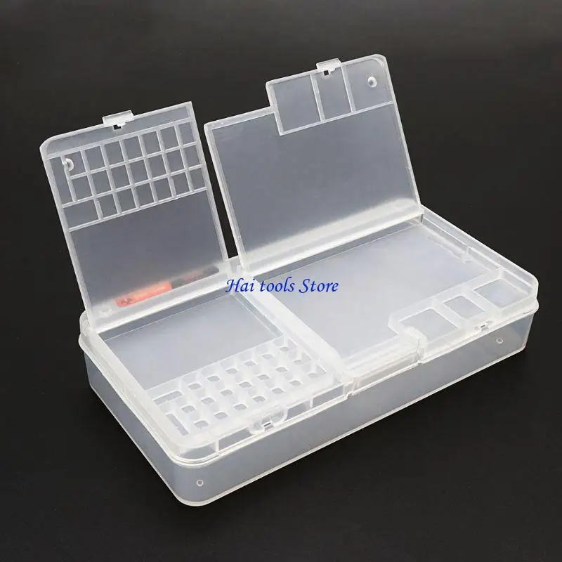X37E Multi Functional Repair Component Screws Storage Box For IC Part Smartphone Opening Tools Collector Durable