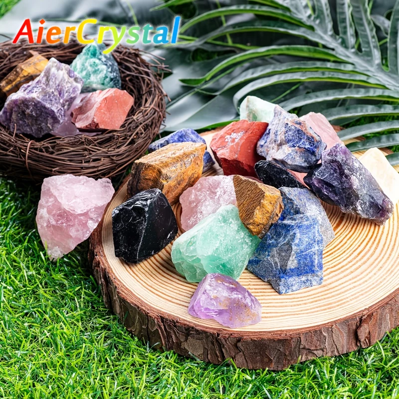 Natural High-quality Crystal Raw Stone Multiple Colors and Specifications Used for Meditation on Chakra Balance Home Decoration