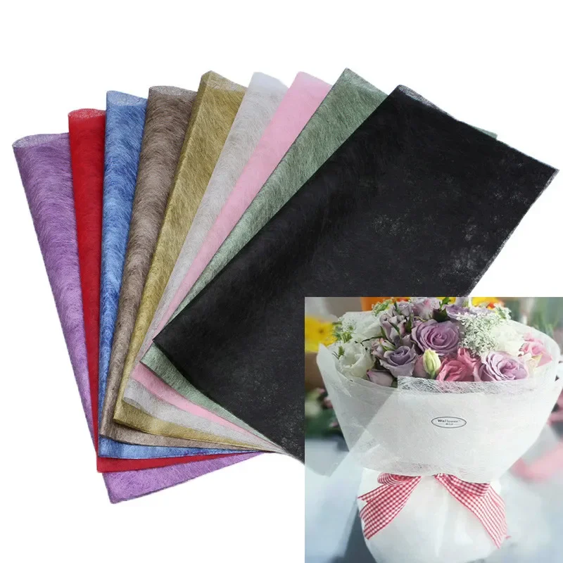 10sheet DIY Flowers Craft paper Packaging Silk Paper Bouquet Gift Box Wrapping Paper