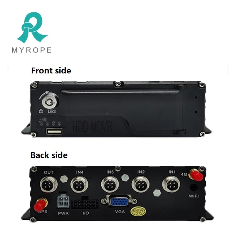

High Quality 4 Channel 1080P Vehicle Mobile Dvr Camera Mdvr Mobile DVR Truck GPS Tracker