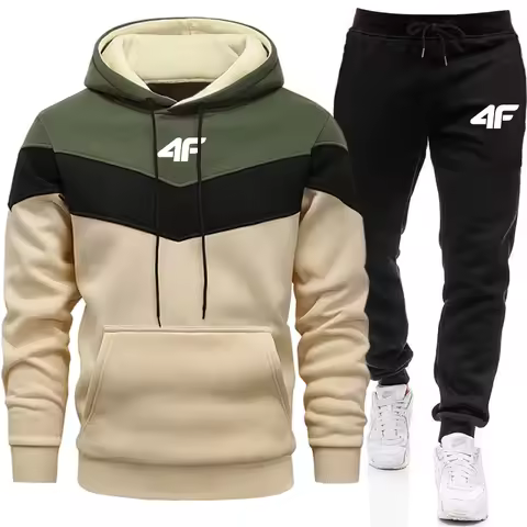 2025 Autumn Winter Men's Clothing Casual Sweatshirt Suit Sweatshirts for Men Daily Tricolor Hoodies Hot Sports Tracksuit Jogging