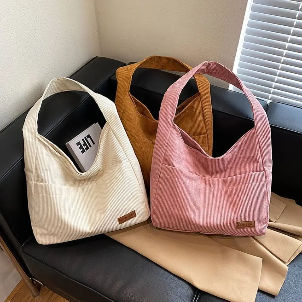 Bolsa de ombro monocromática feminina, bolsa tiracolo clássica, bolsa vintage de veludo, bolsa casual para meninas, outono