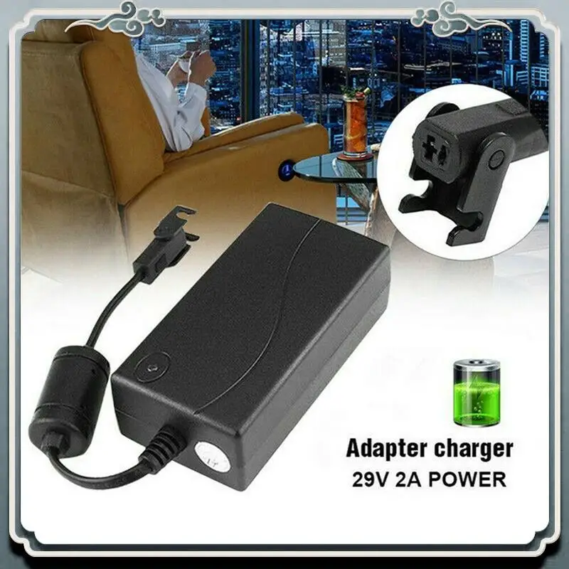 Premium 3X 29V/AC/DC Power Supply Electric Recliner Sofa Chair Adapter Transformer Tool -US Plug
