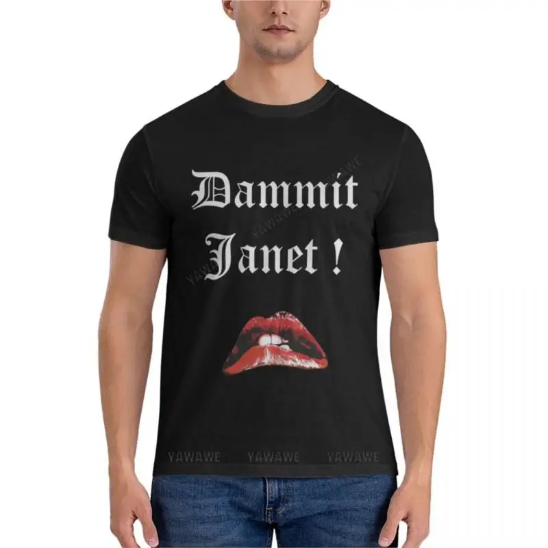 summer men t-shirt black man tshirt Dammit Janet Essential T-Shirt mens graphic t-shirts mens graphic t-shirts big and tall