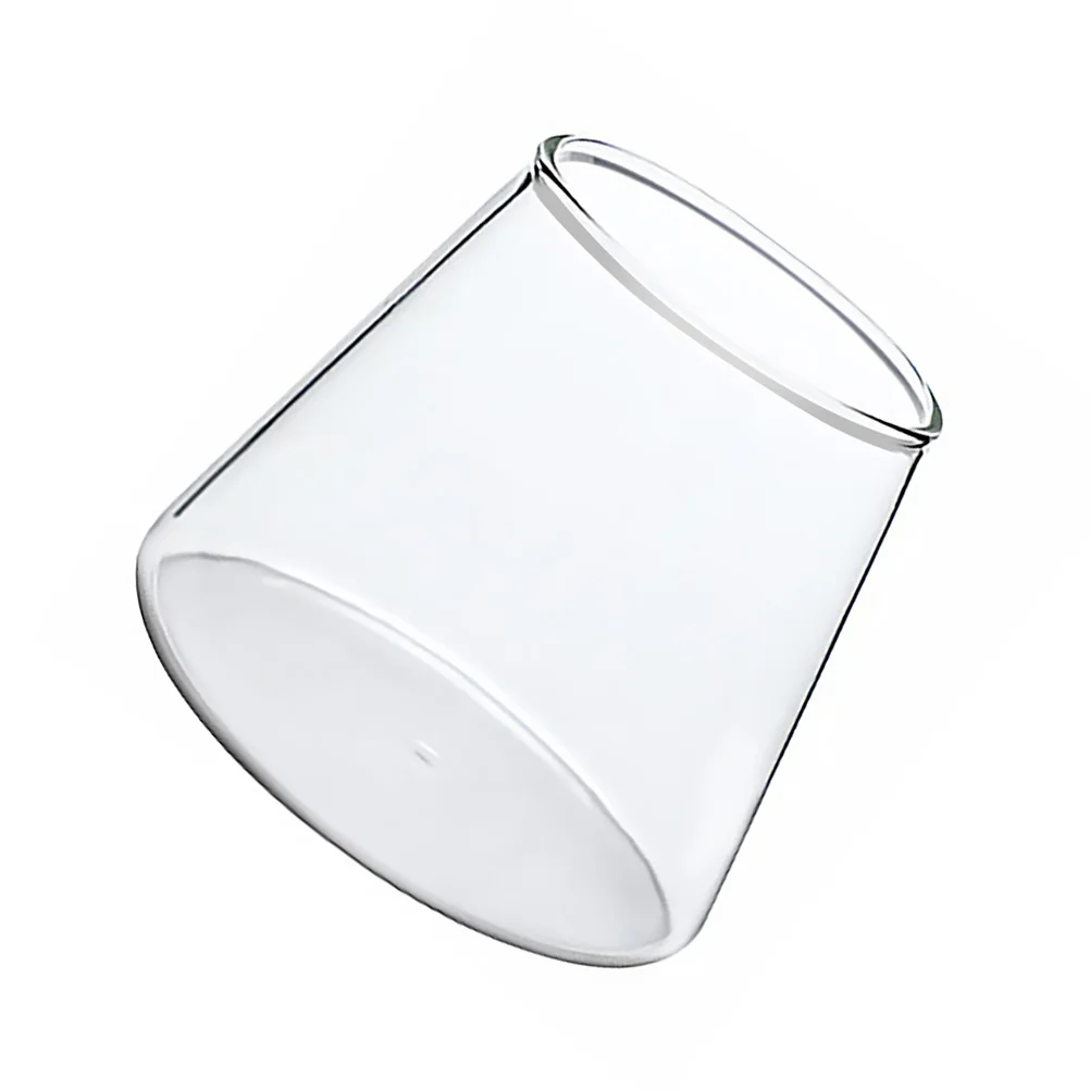 

Transparent Heat-Resistant Glass Juice Cup Lightweight Portable Beverage Container for Coffee Beer Milk Water Soda